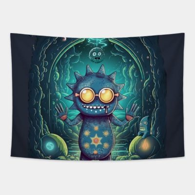 Rick And Morty Style Schwifty Portal Gate Tapestry Official Haikyuu Merch