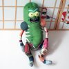 45cm Cartoon Ricked Morties Figure Plush Toys Green Pickled Cucumber Ricked Mouse Cosplay Plushes Stuffed Pillow - Rick And Morty Merch