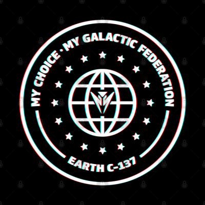 Galactic Federation Earth C 137 3D Tapestry Official Haikyuu Merch