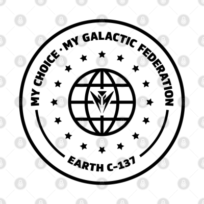 Galactic Federation Earth C 137 Black Tapestry Official Haikyuu Merch