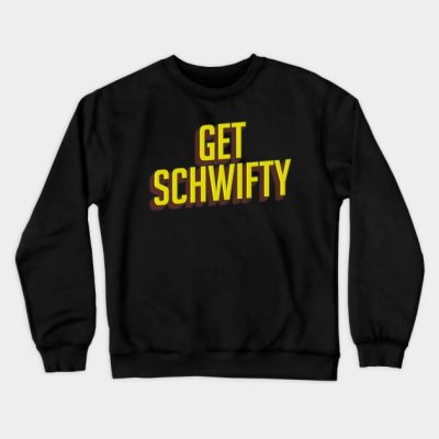 Get Schwifty Classic Comic Book Style Crewneck Sweatshirt Official Haikyuu Merch