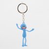 Anime Rick And Morti Silicone Keychain Kawaii Figure Doll Key Chain Keyring Cartoon Key Charms Children 1 - Rick And Morty Merch