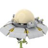 Buildmoc Movie Cartoon Anime Figure Ricks and Grandson Spaceship Travel Through Time and Space Model Building 4 - Rick And Morty Merch