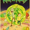 European and American popular anime Rick retro art poster home Decoration bedroom decoration Painting Wall Art - Rick And Morty Merch