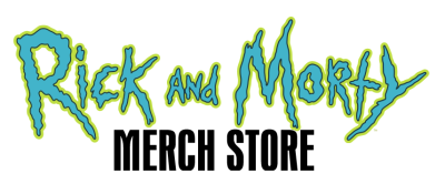 rick and morty merch store logo