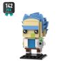 MOC Butter Robot Classic Anime Figures Ricks and Mortyed Brickheadz Set Building Block Action Figures Model 5 - Rick And Morty Merch