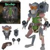 Pickle Rick Action Figure Mouse Helmet Model Toys 3 - Rick And Morty Merch