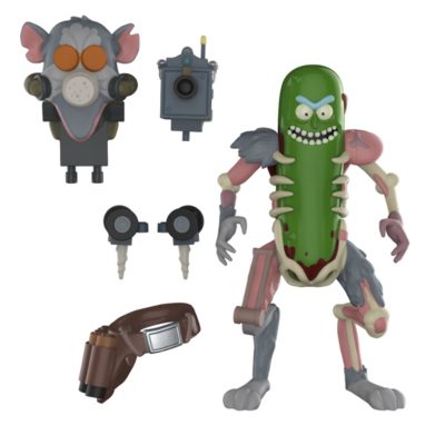 Pickle Rick Action Figure Mouse Helmet Model Toys - Rick And Morty Merch Store