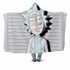 Rick Hooded Blanket - Rick And Morty Merch