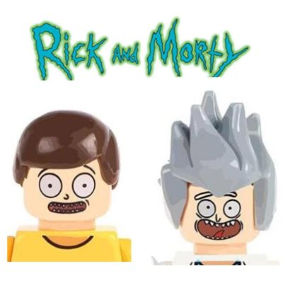 Rick Mini Man American Cartoon Figure Minifigs Figurine Building Blocks Figures Bricks Children Kids DIY Gifts - Rick And Morty Merch Store