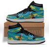 Rick and Morty Crossover Breaking Bad Air J1s Sneakers Custom Shoes 2 perfectivy com - Rick And Morty Merch