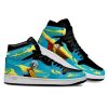 Rick and Morty Crossover Breaking Bad Air J1s Sneakers Custom Shoes 3 perfectivy com - Rick And Morty Merch