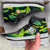 Rick and Morty Crossover Zelda Air J1s Sneakers Custom Shoes 1 perfectivy com - Rick And Morty Merch