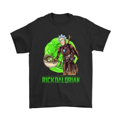 the rickdalorian rick sanchez baby yoda rick morty shirts - Rick And Morty Merch Store