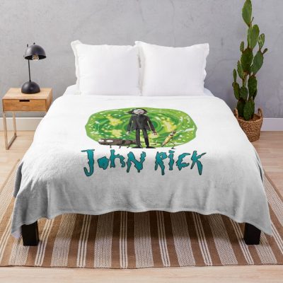 John Rick Throw Blanket Official Rick And Morty Merch