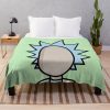 Rick Sanchez Throw Blanket Official Rick And Morty Merch