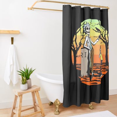 Art - Rick And Morty Shower Curtain Official Rick And Morty Merch