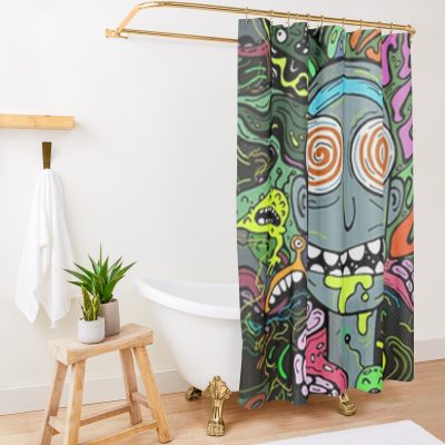 Axis Ten Shower Curtain Official Rick And Morty Merch