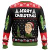 Jerry Christmas Rick and Morty PC Ugly Christmas Sweater back mockup - Rick And Morty Merch