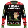 Jerry Christmas Rick and Morty PC Ugly Christmas Sweater front mockup - Rick And Morty Merch