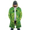 Rick and Morty Portal AOP Hooded Cloak Coat FRONT Mockup - Rick And Morty Merch