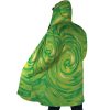 Rick and Morty Portal AOP Hooded Cloak Coat SIDE Mockup - Rick And Morty Merch