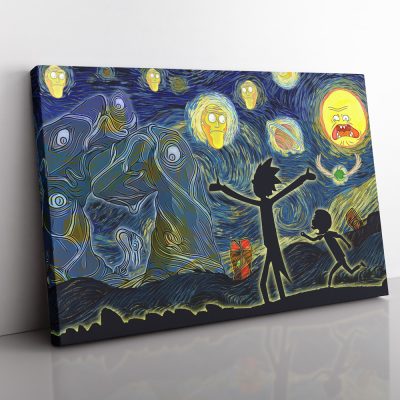 Rick and Morty Starry Night 1 - Rick And Morty Merch