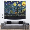 Rick and Morty Starry Night Tapestry Horizontal LARGE COUCH Mockup - Rick And Morty Merch