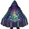 Rick and Morty Trippy Cosmic Rick AOP Hooded Cloak Coat MAIN Mockup - Rick And Morty Merch Store