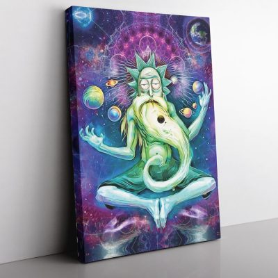 Rick and Morty Trippy Cosmic Rick CWA Portrait CPW floor 1 - Rick And Morty Merch Store