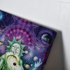 Rick and Morty Trippy Cosmic Rick CWA Realistic Top Right Corner - Rick And Morty Merch Store