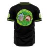 Trippy Rick and Morty AOP Baseball Jersey BACK Mockup - Rick And Morty Merch