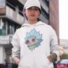 hoodie mockup of a serious woman wearing a dad hat in the street 31185 1 compressed - Rick And Morty Merch