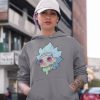 hoodie mockup of a serious woman wearing a dad hat in the street 31185 3 compressed - Rick And Morty Merch