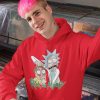 hoodie mockup of a smiling man taking a selfie at a record store 33315 2 compressed - Rick And Morty Merch