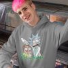 hoodie mockup of a smiling man taking a selfie at a record store 33315 4 compressed - Rick And Morty Merch