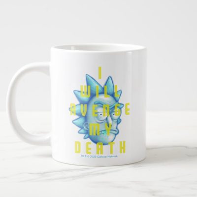 rick and morty i will avenge my death giant coffee mug r68226faa5c234c7c88f1d0ce3b92b787 kjukt 1000 - Rick And Morty Merch Store