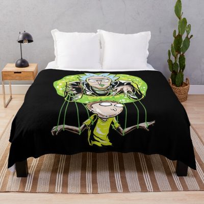 urblanket large bedsquarex1000.1u2 13 - Rick And Morty Merch