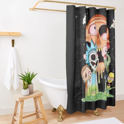 urshower curtain opensquare1500x1500 28 1024x1024 1 - Rick And Morty Merch Store