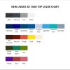 tank top color chart - Rick And Morty Merch