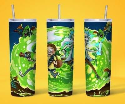 Rick and Morty 20 oz Skinny Tumbler