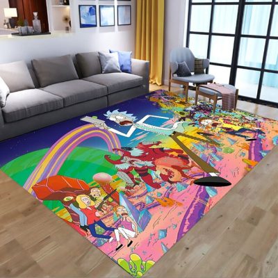 Rick and Morty Anime Rug