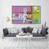 Carton Rick Morty Anime Poster and Prints on Canvas Carton Painting Wall Decoration Art for Young.jpg Q90.jpg 3 - Rick And Morty Merch