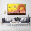 Carton Rick Morty Anime Poster and Prints on Canvas Carton Painting Wall Decoration Art for Young.jpg Q90.jpg 4 - Rick And Morty Merch