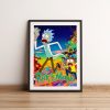 Cartoon Funny Rick Animation Poster Wall Art Pictures Canvas Print Bar Cafe Living Room Bedroom Home 11 - Rick And Morty Merch