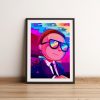 Cartoon Funny Rick Animation Poster Wall Art Pictures Canvas Print Bar Cafe Living Room Bedroom Home 16 - Rick And Morty Merch