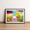 Cartoon Funny Rick Animation Poster Wall Art Pictures Canvas Print Bar Cafe Living Room Bedroom Home 17 - Rick And Morty Merch